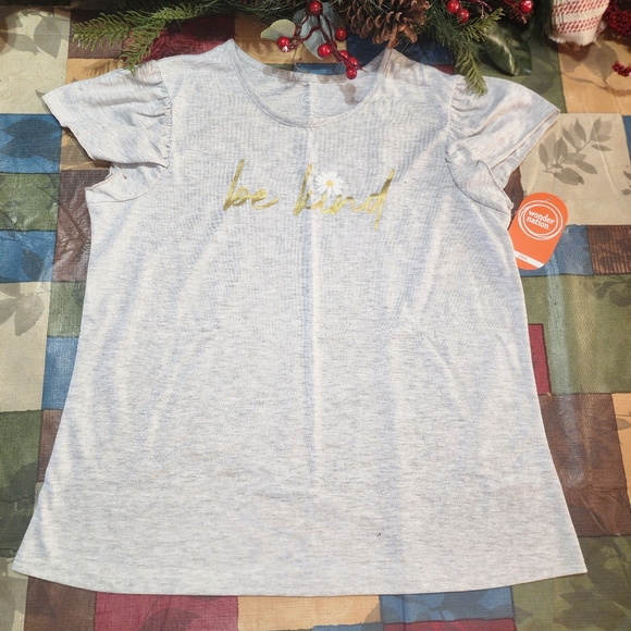 Wonder Nation Girls Short Sleeve and Short Pajamas Set, 2-Piece, - Picture 4 of 7